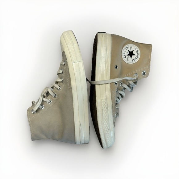 Converse Chuck Taylor All Star Mens 7 Womens 9 Two Tone Sand High Top - Picture 2 of 10